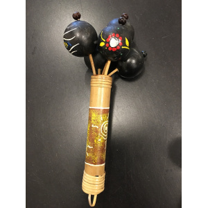 spiderratel-5-balletjes-zwart-bamboestokje_2